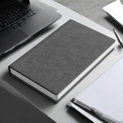 Kovanis Premium Linen Hardcover Journal - A5 Dotted Grid Notebook with 160GSM Thick Paper for Writing & Sketching