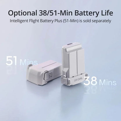 DJI Mini 3, Drones with Camera for Adults 4K, 38-min Flight Time, up to 32800ft (10km) Video Transmission, True Vertical Shooting, GPS Auto Return Integrated, Mini Drone with Camera for Beginners