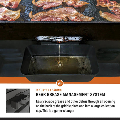 Blackstone 4-Burner 36" Propane Outdoor Griddle with Air Fryer and Hood