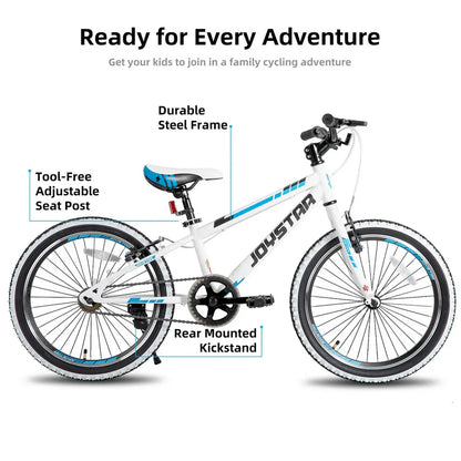JOYSTAR Lubbock 20" 24" Kids Mountain Bike Single Speed Bicycle
