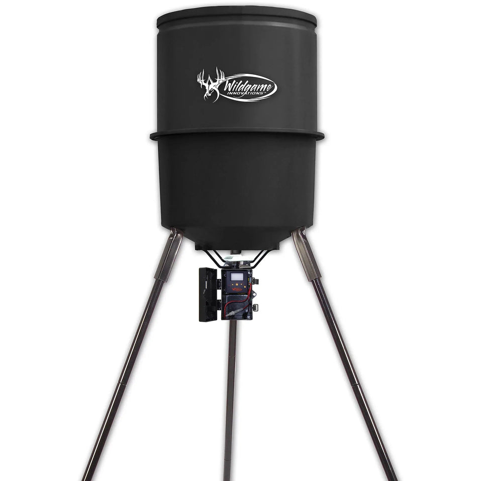 Wildgame Innovations Sports and Outdoors Quick Set Game Feeder, 30-Gal