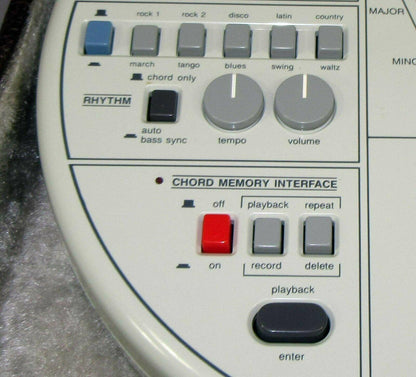 Suzuki Omnichord OM 84 System Two w/ Hard Case Power Supply Manual TESTED! WORKS