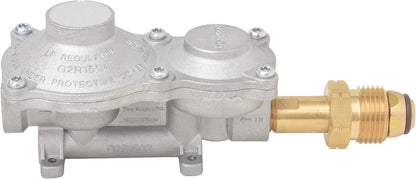 Steel Propane Tank Cylinder with POL Valve and Collar, Great for Mixed Heating Systems, Home fireplaces, Dryers and Grills-Flame King