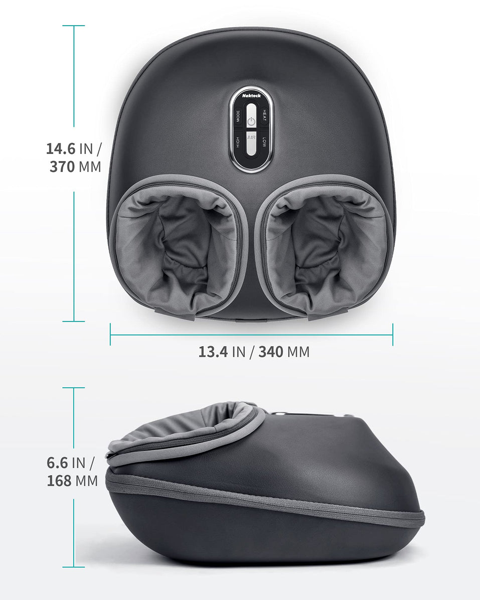 Nekteck Shiatsu Foot Massager Machine with Soothing Heat
