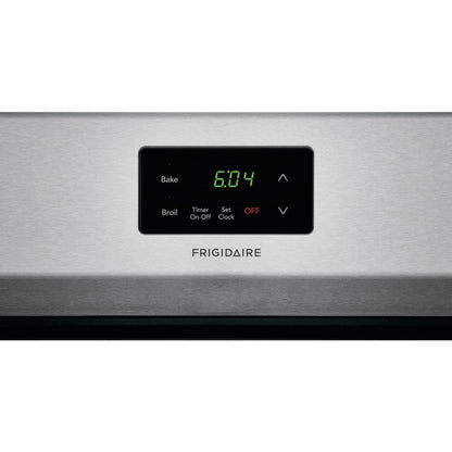 Frigidaire 30 in. 5 Burner Freestanding Gas Range in Stainless Steel FCRG3052AS