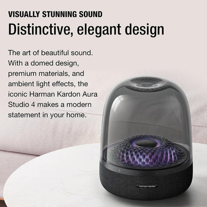 Bluetooth Home Speaker Superior Sound Quality 5 Diamond Effect Light Themes Made from Recycled Materials