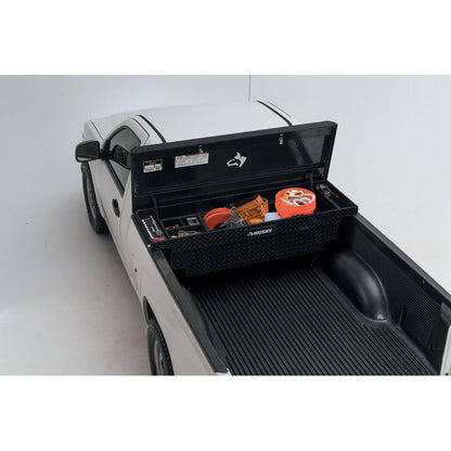 Husky 61.86 Matte Black Aluminum Low Profile Truck Box for Mid-Size Trucks