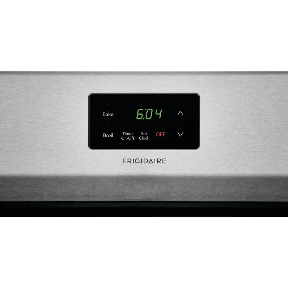 Frigidaire 30 in. 5 Burner Freestanding Gas Range in Stainless Steel FCRG3052AS