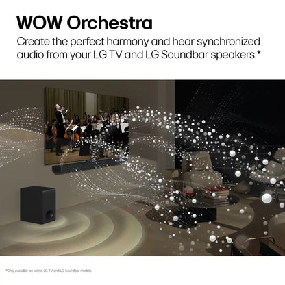 LG – 5.1.1-Channel S70TR Home Theater Soundbar with Wireless Subwoofer and Rear Speakers, Dolby Atmos, WOW Orchestra – Black