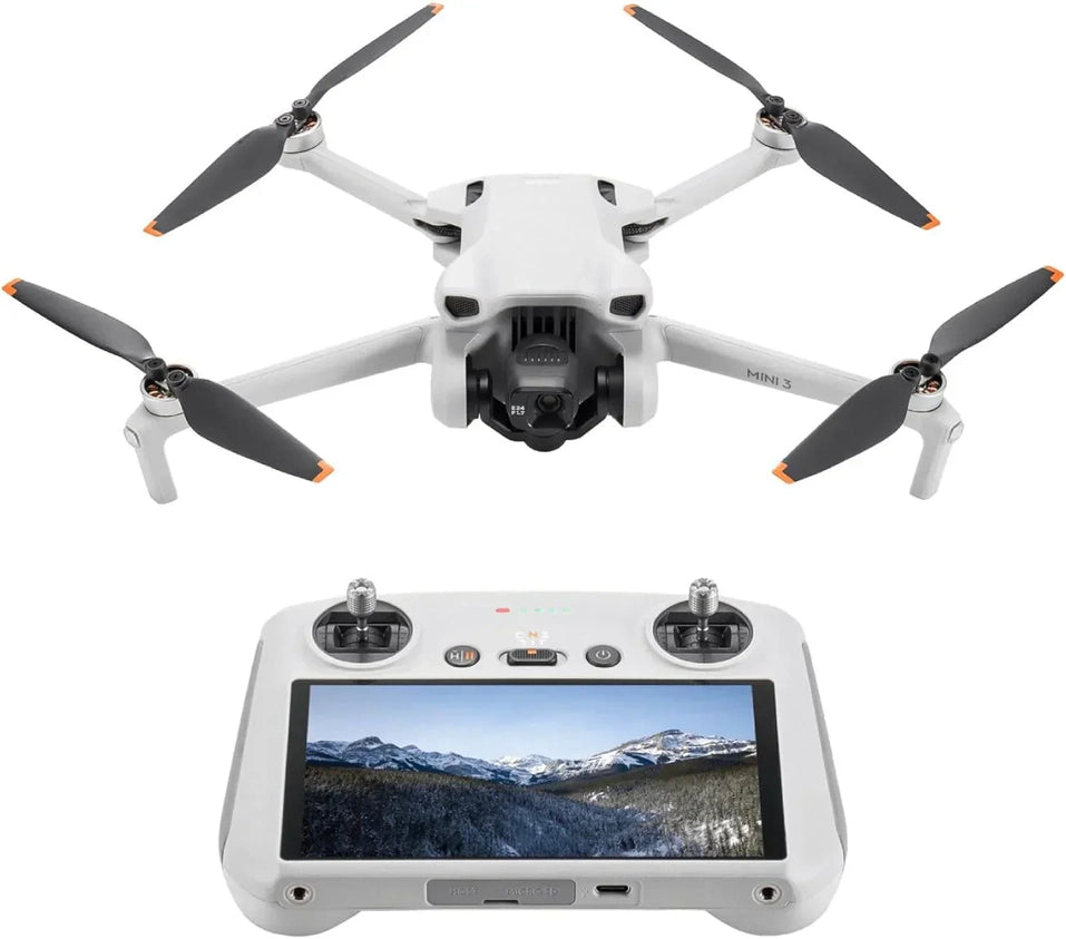 DJI Mini 3, Drones with Camera for Adults 4K, 38-min Flight Time, up to 32800ft (10km) Video Transmission, True Vertical Shooting, GPS Auto Return Integrated, Mini Drone with Camera for Beginners