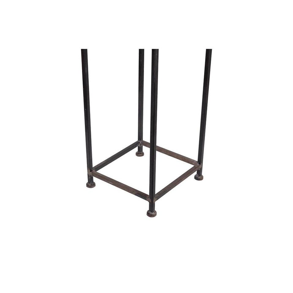 3R Studios House Shaped Metal Log Holder