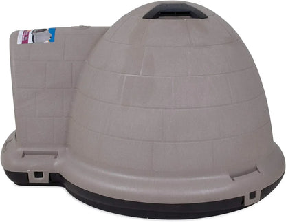 Petmate Indigo Dog House (Igloo Dog House, Made in USA with 90% Recycled Materials, All Weather Protection Pet Shelter) for XL Dogs 90 to 125 pounds, Made in USA