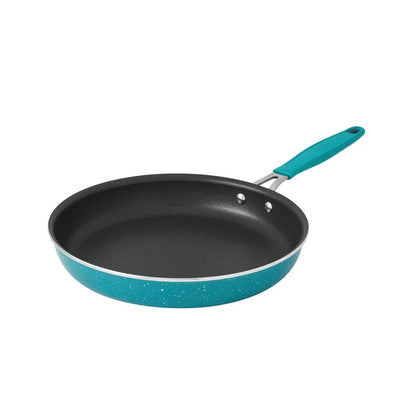 The Pioneer Woman Brilliant Blooms 38-Piece Cookware Set, Teal Complete Kitchen Solution with Floral Design