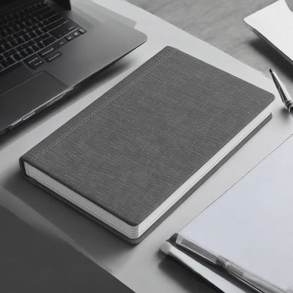 Kovanis Premium Linen Hardcover Journal - A5 Dotted Grid Notebook with 160GSM Thick Paper for Writing & Sketching